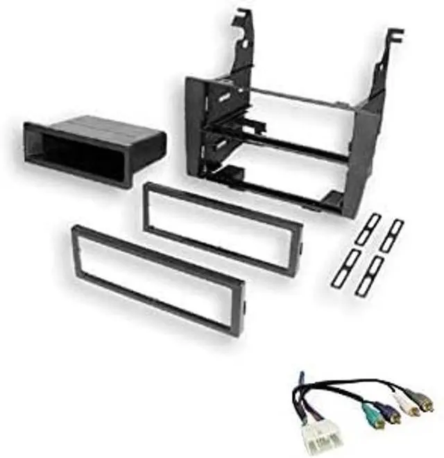 Main image of Double Din or Single Din Car Stereo Radio Install Dash Kit and Wire Harness Combo for Installing an Aftermarket Radio -Made for 1992-1996 Lexus ES ES300