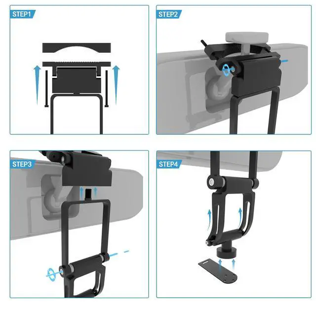 Alt view image 3 of 5 - UNIDEN Radar Mount - Aluminum Bracket for R1-R4, DFR3-DFR7 Detectors
