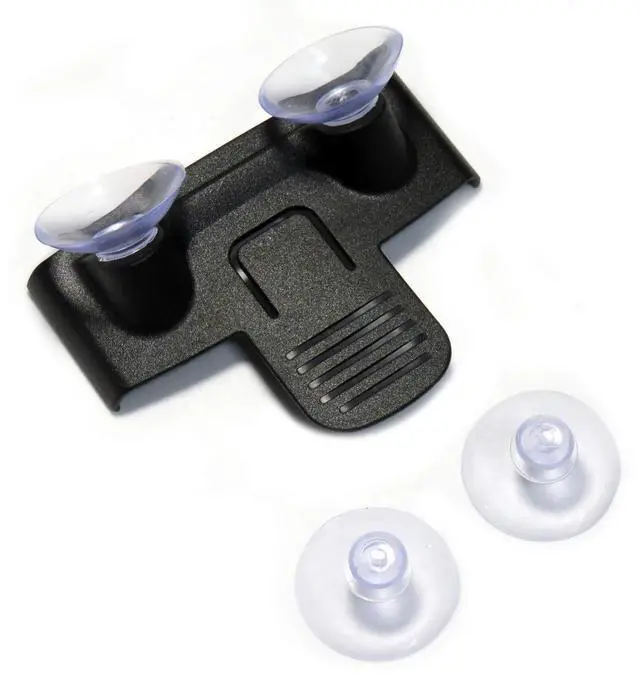 Main image of Ramtech Electronics Ramtech Car Windshield Mount Holder Replacement Kit for Valentine One V1 Gen2 Radar Laser Detector (Cradle + 4 Suction Cups) - WMV2K, black