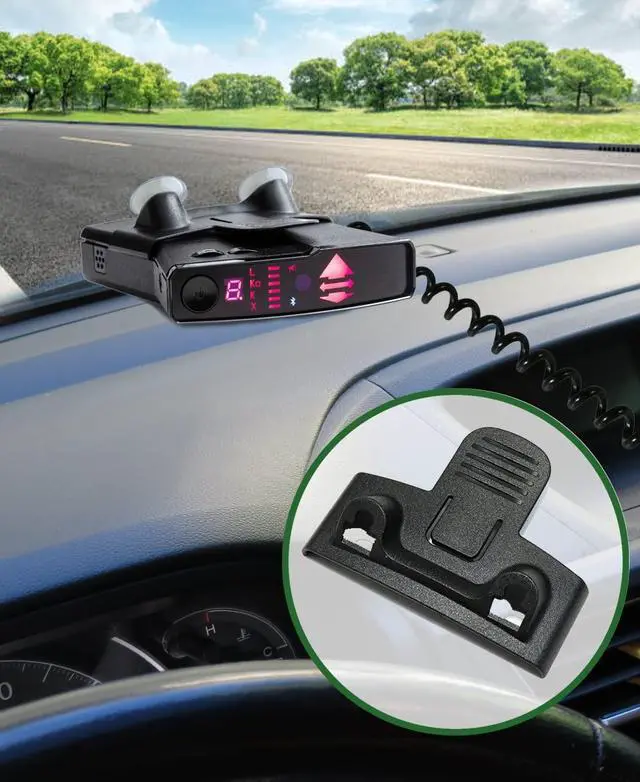 Alt view image 3 of 3 - Ramtech Electronics Ramtech Car Windshield Mount Holder Replacement Kit for Valentine One V1 Gen2 Radar Laser Detector (Cradle + 4 Suction Cups) - WMV2K, black