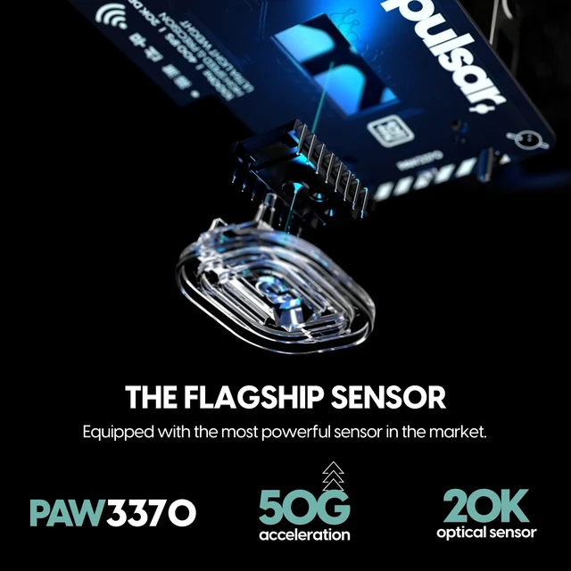 Alt view image 5 of 5 - Pulsar Gaming Gears - Xlite V2 Mini Retro Edition Wireless High Performance Super Light and Fast Ergonomic Gaming Mouse 2.4Ghz 1ms 20000 DPI Optical Sensor PAW3370 (Mini, Wireless, Brown