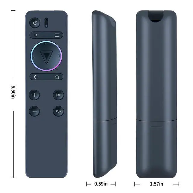 Alt view image 3 of 3 - PZL Replacement Remote Control for Nomvdic Projector UST Laser TV R150 ND10002 L500 P1000 X300 P2000