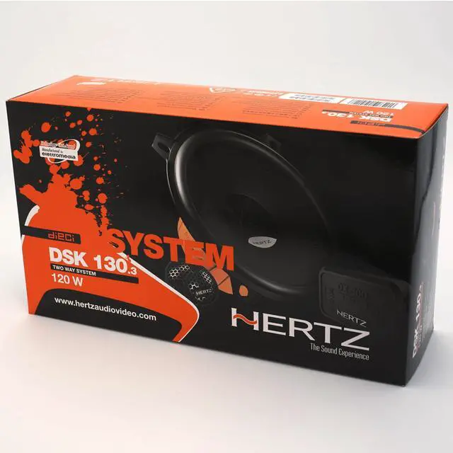 Alt view image 5 of 5 - HERTZ Dieci Series DSK-1303 Component Speaker Kit 5.25" 2-Way: DV 130.3 + DT 24.3 + DX 300 + Grilles