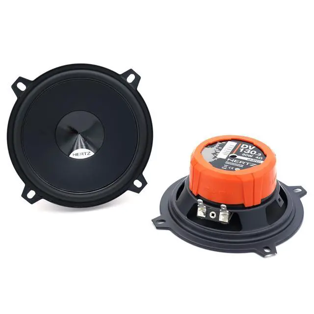 Alt view image 4 of 5 - HERTZ Dieci Series DSK-1303 Component Speaker Kit 5.25" 2-Way: DV 130.3 + DT 24.3 + DX 300 + Grilles