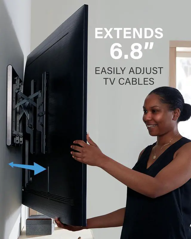 Alt view image 5 of 5 - SANUS Tilting TV Wall Mount for 42" to 90" TVs - Universal Wall Mount TV Bracket w/ Low Profile & 12 degree Tilt - DIY Install w/ Included Hardware
