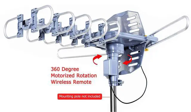Alt view image 5 of 5 - PBD Digital HD TV Antenna WA-2608-5G