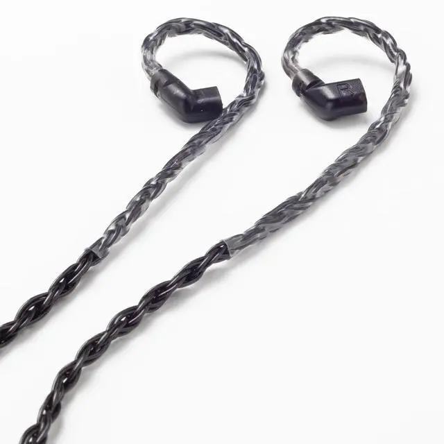 Alt view image 3 of 5 - QZXYHYN 16 Core IEM Cable, 3.5MM Plug Silver-Plated Copper Headphone Upgrade Cable for KZ ZS10 Pro ZSX ZSN Pro CCA A10 CA4 AS16(Black, C PIN 3.5MM)