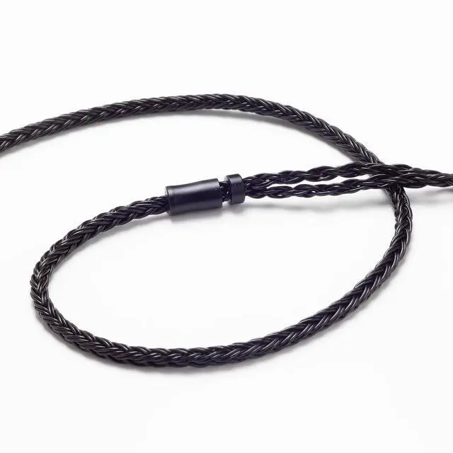 Alt view image 4 of 5 - QZXYHYN 16 Core IEM Cable, 3.5MM Plug Silver-Plated Copper Headphone Upgrade Cable for KZ ZS10 Pro ZSX ZSN Pro CCA A10 CA4 AS16(Black, C PIN 3.5MM)