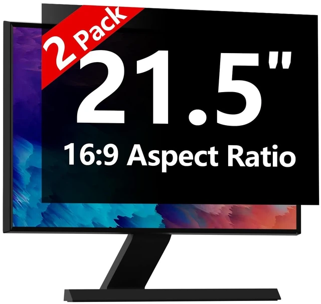 Main image of 2-Pack 21.5-Inch Computer Privacy Screen for 16:9 Monitor