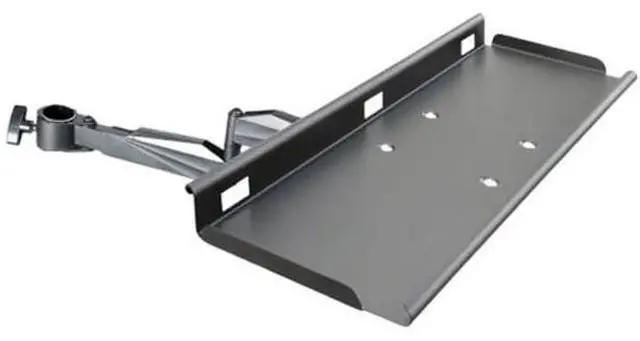 Main image of Vesa Keyboard Tray, Steel Tube Mount Keyboard Tray, 35mm Cylindrical Mount, Cold Rolled Steel Quality Keyboard and Mouse Tray, Monitor Stand Arm Accessories Fencing Design Program VESA 100x100MM (C)