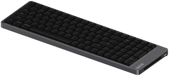Main image of LOFREE Flow2 Low-Profile Mechanical Keyboard, CNC Aluminum Body with Gasket Mount, Tri-Mode Wireless, Hot-Swappable & VIA Compatible, Side Touch Bar, for Mac/Windows (Space Gray, 100 Keys)