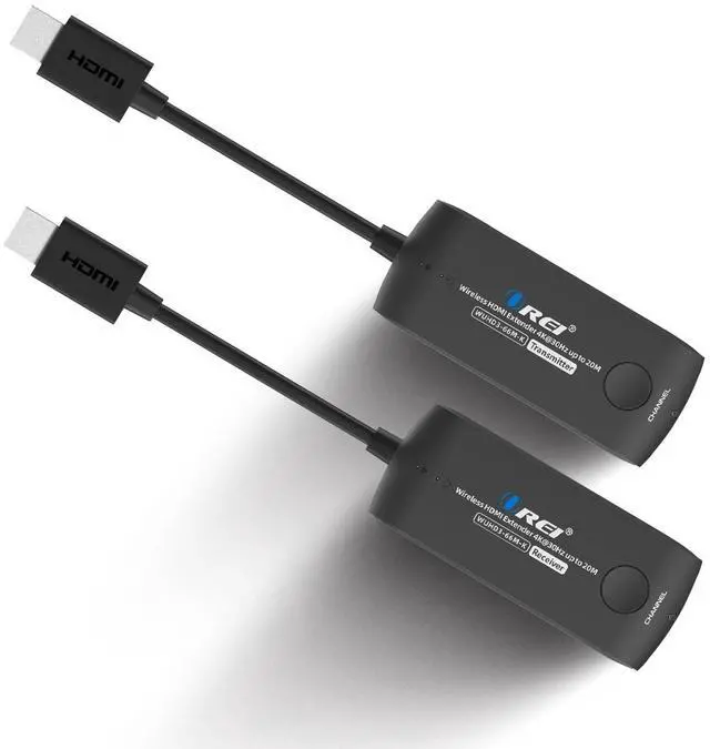 Main image of OREI Wireless HDMI Extender Transmitter & Receiver Dongle UtraHD 5.1-5.2 Ghz Up to 4K @ 30Hz - Upto 60 Feet - Perfect for Streaming from Laptop, PC, Cable, Netflix, YouTube, PS4 to HDTV/Project