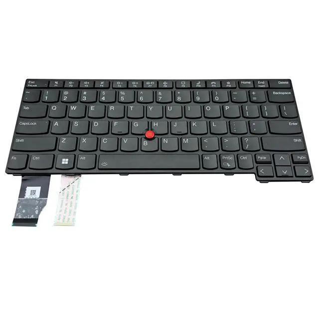 Alt view image 5 of 5 - BestParts Backlit Laptop Keyboard Replacement for Lenovo Thinkpad X13 Gen 3, L13 Gen 3 Gen 4 Gen 5, L13 Yoga Gen 3 Gen 4 US Layout Black Frame with TrackPoint 5N21H76804 5N21H77022 5N21H77171