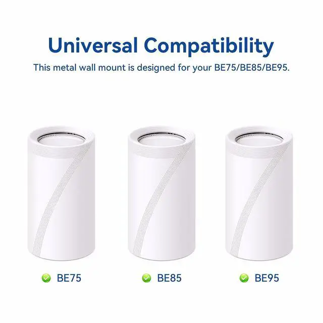 Alt view image 4 of 5 - Fbyuitap Metal Wall Mount Compatible with TP-Link BE75/BE85/BE95(2Pack)