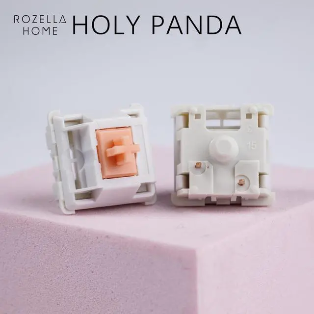 Alt view image 5 of 5 - Holy Panda Mechanical Keyboard Switch, 3Pin Pre Lubed, 67g Extended Spring, Enhance Tactile Plate Mounted MX Switch(100 Pack)