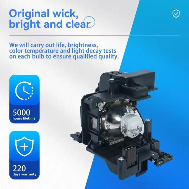 Alt view image 2 of 5 - ZMSTLAMP POA-LMP136 Original(OEM) for Sanyo PLC-WM5500L PLC-XM150 PLC-XM150L PLC-ZM5000 PLC-ZM5000L for Eiki LC-XL200 LC-WXL200 LC-XL200L LC-WUL100L LC-WXL200L Projector Replacement Lamp Bulb