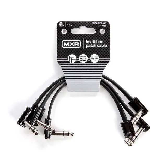 Alt view image 2 of 5 - Briskdrop MXR DCISTR06R TRS Ribbon Patch Cable - 6 Inch (6 Pack)