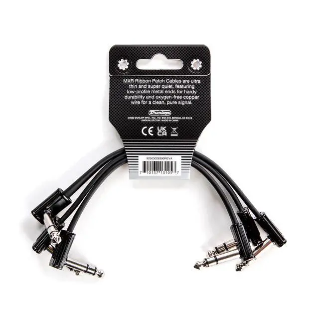 Alt view image 3 of 5 - Briskdrop MXR DCISTR06R TRS Ribbon Patch Cable - 6 Inch (6 Pack)