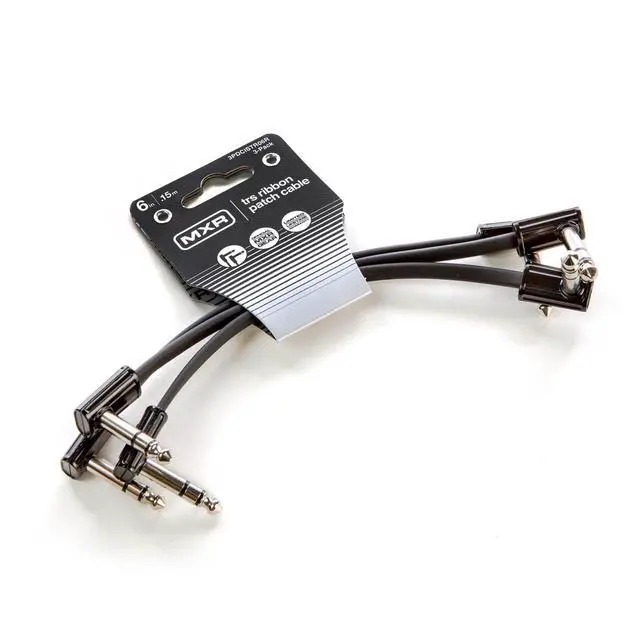 Alt view image 4 of 5 - Briskdrop MXR DCISTR06R TRS Ribbon Patch Cable - 6 Inch (6 Pack)