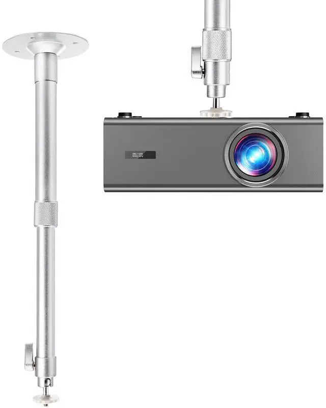 Main image of KOGATA Projector Mount 360 Adjustable Projectors Ceiling Mount Adjustable Bracket with 360 Rotation, Extendable 3150cm, Hidden Cable Design, Universal 1/4" Screw Wall Mount Compatible GC357B