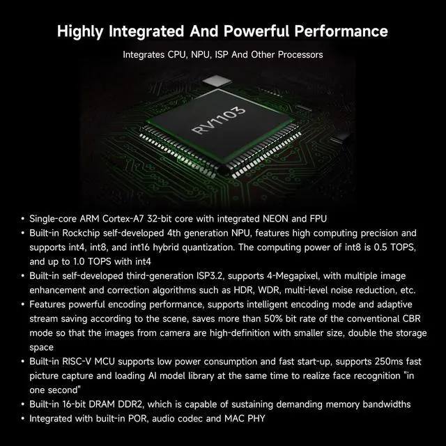 Alt view image 5 of 5 - Waveshare Luckfox Pico Mini RV1103 Linux Micro Development Board, Integrates ARM Cortex-A7/RISC-V MCU/NPU/ISP Processors with Flash