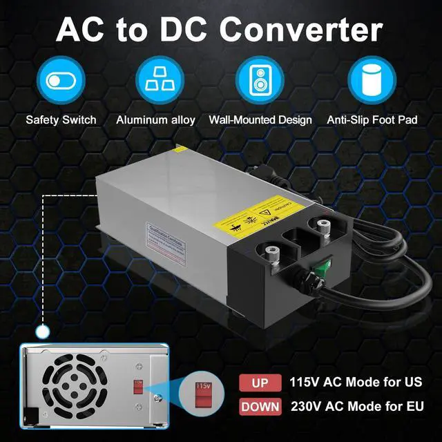 Alt view image 4 of 5 - IMAYCC AC to DC Converter SMPS 110V to 12V Converter 12V DC Power Supply, Universal 120V to 12V Converter Transformer Max Current 83.4A 1000W