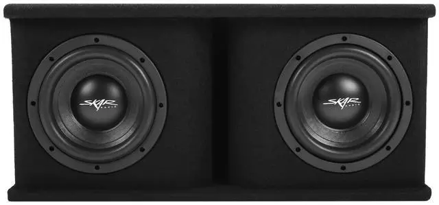 Alt view image 2 of 5 - Skar Audio Dual 8" 1400W Loaded SDR Series Vented Subwoofer Enclosure ^^ SDR-2X8D4