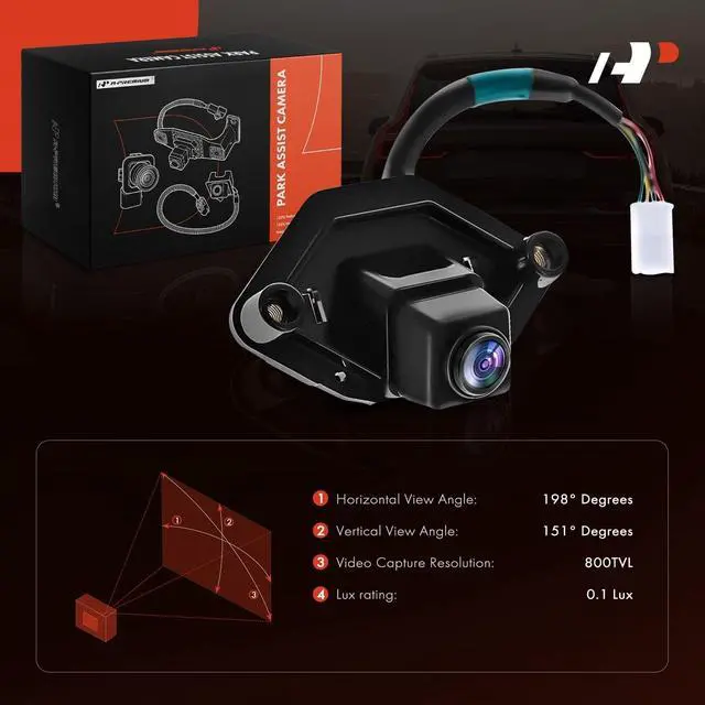 Alt view image 2 of 5 - A-Premium Rear View Backup Camera Compatible with Nissan