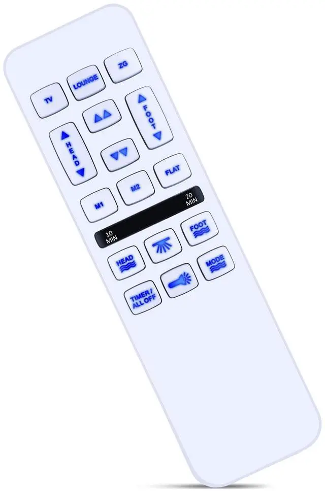 Main image of ZWP Replacement Remote Control Compatible for Mlily, Bedtech, or Richmat HJH55, Mattress Firm 600 or 3000 Control Box HJC18 iDealBed Custom Comfort Adjustable Bed Base