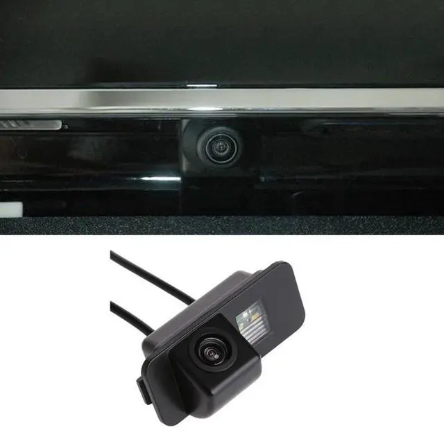 Alt view image 3 of 5 - HD Auto Vehicle Car Van 170 Wide Angle License Plate Light Rear View Reversing Backup Camera Parking Aids System Compatible with Ford Focus Mondeo MK4 CMax SMax Galaxy Fiesta MK6 Kuga EcoSport