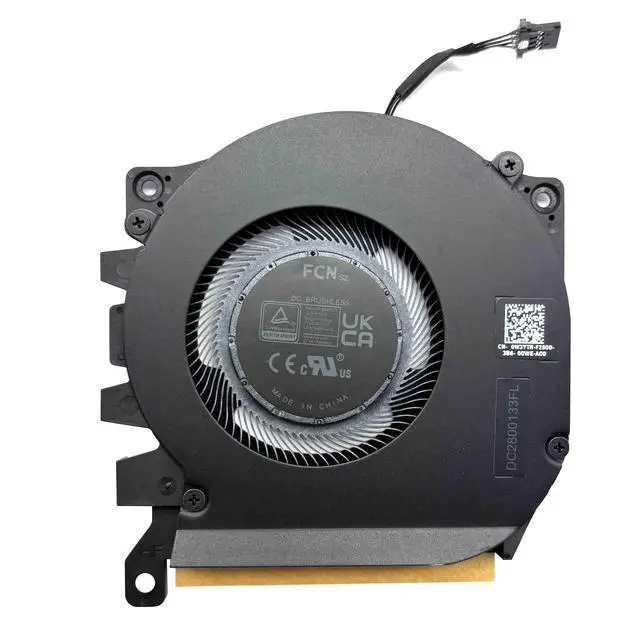 Alt view image 4 of 5 - BestParts New CPU+GPU Cooling Fan Replacement for Dell Alienware x16 R1, P/N: 0PDJFP 0W3YTN, EG75071S1-C240-S9A EG75071S1-C240-S9A (4 Fans)