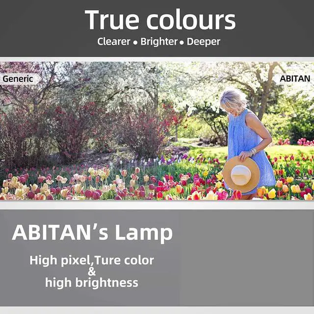 Alt view image 3 of 5 - ABITAN 5J.J9H05.001 Replacement Lamp (OEM Original Bulb Inside) with Housing for Benq W1070 W1080ST HT1075 HT1085ST W1070+ i700 W1500 MX662 MX720 Projector Bulb.