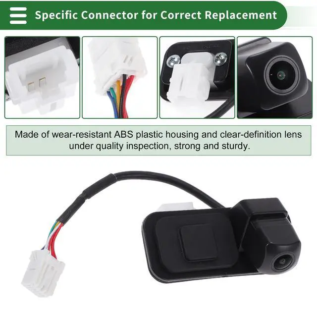 Alt view image 4 of 5 - Motoforti Rear View Camera Park Assist Camera Backup Reverse Camera for Acura TLX (Base, SH-AWD) 2015-2020 No.39530-TZ3-A01