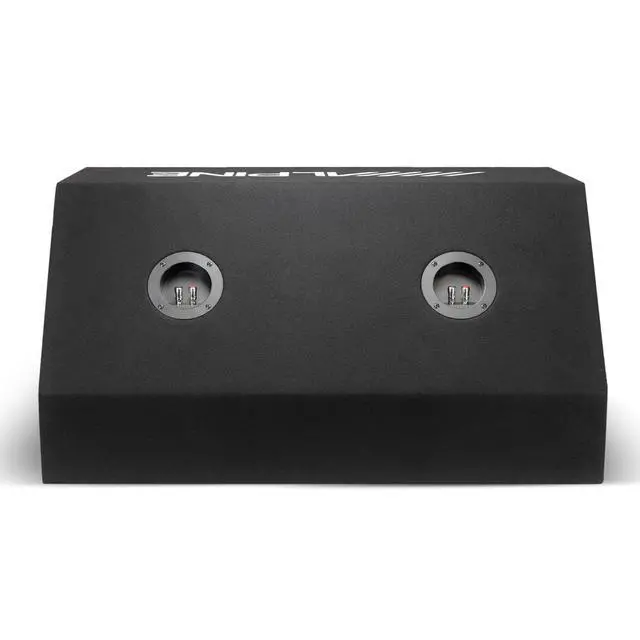 Alt view image 3 of 3 - Alpine W-DB12V Wedg-E 12 Bass Series Dual Preloaded Vented Wedge Enclosure