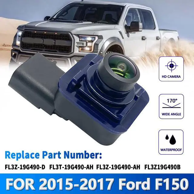 Alt view image 3 of 5 - wzruiqipei Rear View Back Up Camera Compatible with Ford F150 2015-2017 Reverse Park Assist Backup Camera Replaces FL3Z-19G490-D FL3Z19G490D FL3Z-19G490-B FL3Z19G490B