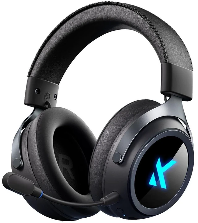Main image of MCHOSE X9 Wireless Gaming Headset for PC PS5 PS4, 2.4GHz USB & Bluetooth, 7.1 Surround Sound, 53mm Driver, Low Latency, Noise Cancelling Mic, Multi-Platform Compatibility, RGB Headphones