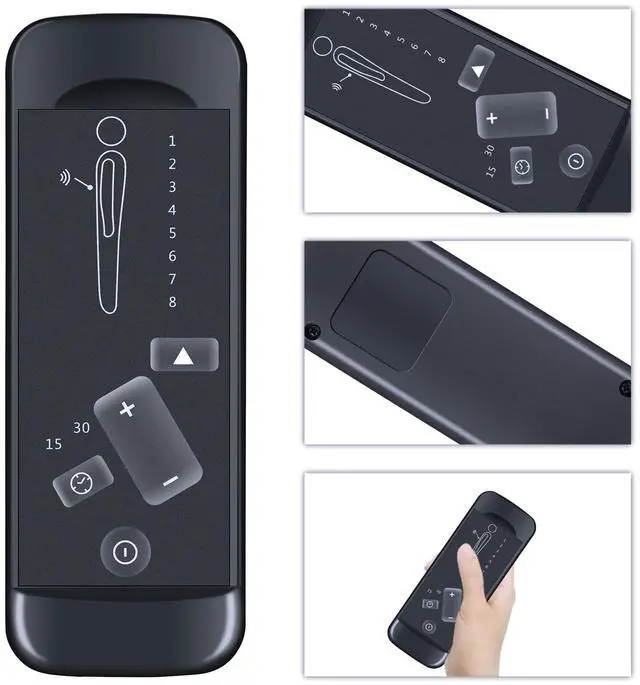 Alt view image 4 of 5 - PZL Replacement Remote Control fit for Furniwell Massage Recliner Chair FN2472P0-M, for HCY HCY-01, for Zibbizo TT-1121-RECH-HUI