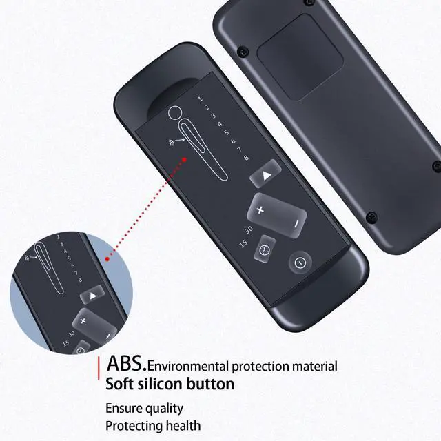 Alt view image 5 of 5 - PZL Replacement Remote Control fit for Furniwell Massage Recliner Chair FN2472P0-M, for HCY HCY-01, for Zibbizo TT-1121-RECH-HUI
