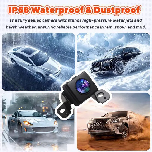 Alt view image 5 of 5 - Osakesukar Backup Camera, High-Definition 120 View IP68 Waterproof Rear View Camera Fit for Kia Sorento 2014 2015,Replaces OE 95760-2P600, 957602P600