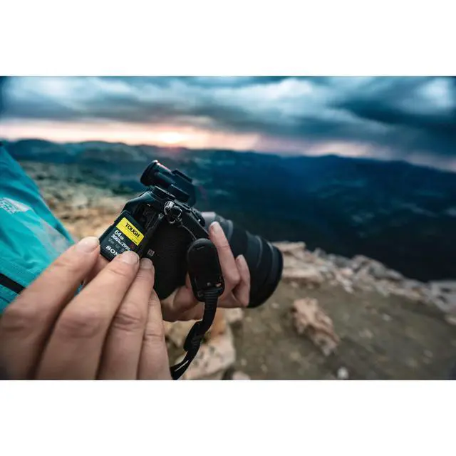 Alt view image 2 of 5 - Sony TOUGH-G series SDXC UHS-II Card 64GB, V90, CL10, U3, Max R300MB/S, W299MB/S (SF-G64T/T1), Black