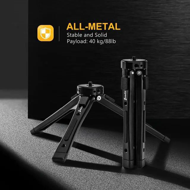 Alt view image 3 of 5 - Zeadio Camera Tripod Rest, 2.4-6.6 inch Adjustable Tripod Rest Stand with 360 Degree Rotation V Yoke for All Camera