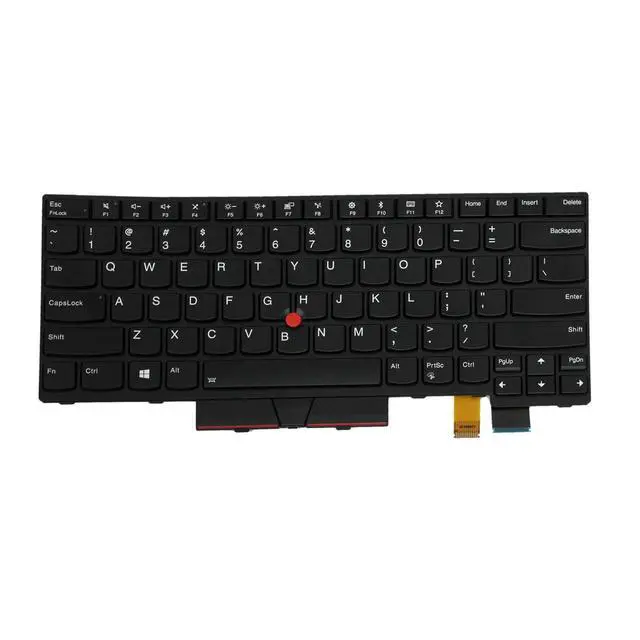Alt view image 2 of 5 - Zahara Laptop US Keyboard Backlit Replacement for Lenovo IBM ThinkPad 01AX569 SN20L72890 01AX487/ /T470 20HD 20HE 20JM 20JN, A475 20KL 20KM, T480 20L5 20L6, A485 20MU 20MV