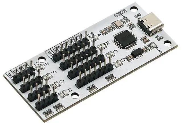 Main image of USB to TTL 8-Way Serial CH348 Independent Control Chip Serial Adapter Interface Converter Port USB to UART 8-Way TTL Serial Port COM Work independently Without Interfering
