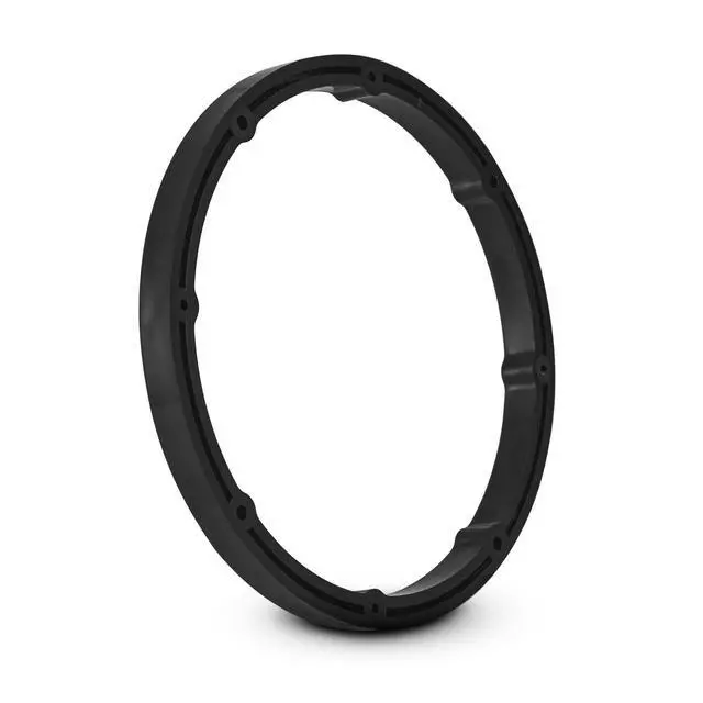 Alt view image 3 of 5 - DS18 RY-HDRING6 6.5" Speaker 1/2" Spacer Rings for Touring Motorcycles Pair CNC ABS Plastic Black Midrange & Midbass Speaker Mounting Adapter Fits Saddlebags Models