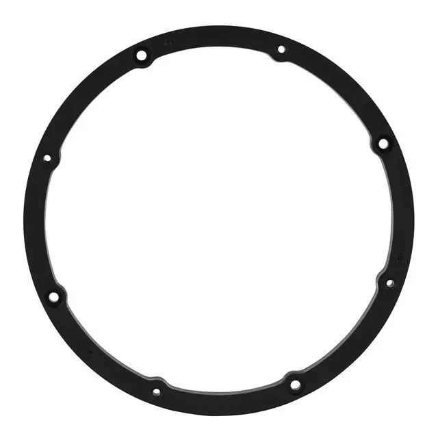 Alt view image 4 of 5 - DS18 RY-HDRING6 6.5" Speaker 1/2" Spacer Rings for Touring Motorcycles Pair CNC ABS Plastic Black Midrange & Midbass Speaker Mounting Adapter Fits Saddlebags Models