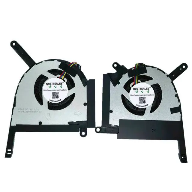 Alt view image 2 of 4 - New Laptop CPU + GPU Cooling Fan for ASUS TUF Pro RX7600S FA617 FA617XS FA617NS FA617NSR Series 13NR0EQ0M02011 13NR0EQ0M03011 FQLQ DFS5L22H05G86A FQLR DFS5L22H15G86A DC 5V Fan