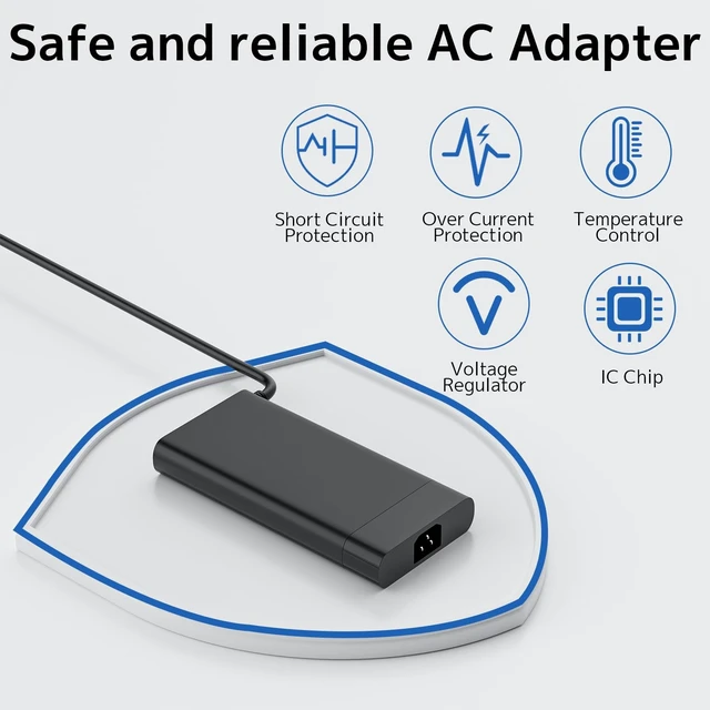 Alt view image 5 of 5 - AC Adapter 230W Fit for HP Omen Victus Pavilion Zbook Gaming Laptop Charger