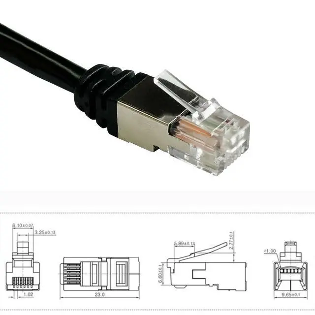 Alt view image 5 of 5 - Jienk 5Pcs RJ11 Male to 6 Pins Screw Terminal Block Adapter for Cat3 Telephone Handset Cords Extender Cable, RJ12 6P6C to 6pin Terminal Extension Cable