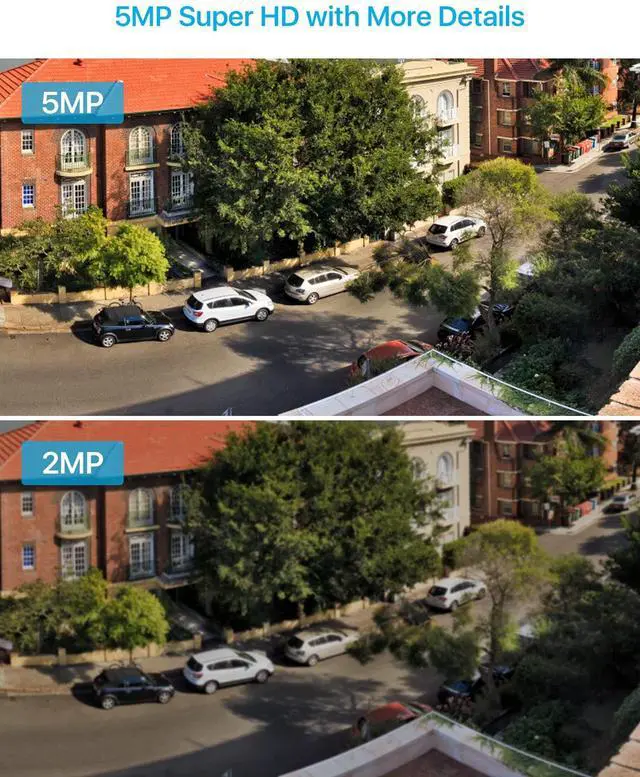 Alt view image 4 of 5 - ZOSI 4PK 5MP Add-on POE Security Camera with Ethernet Cables, Outdoor Bullet Camera with 120ft Night Vision, IP66 Weatherproof, Only Compatible ZOSI PoE NVR Recorder(Model:ZR08SN,ZR08HN,ZR16SK,ZR16HK)