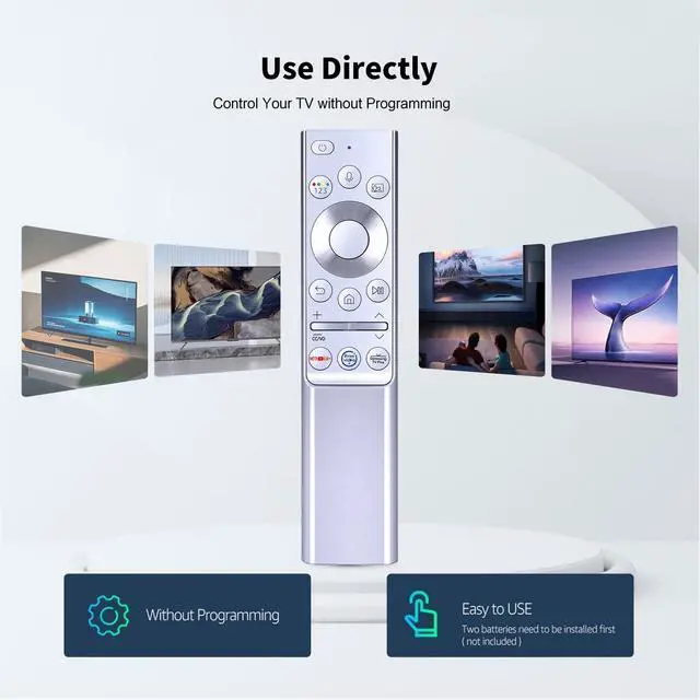 Alt view image 2 of 5 - Snrigw BN59-01346A Replacement Remote Control for Samsung QN55/QN65/QN75 Series Compatible with 4K UHD Outdoor TV Models QN55/QN65/QN75LST9T QN55/QN65/QN75LST7TAF QN75LST7TAFXZA QN75LST7TAFXZC